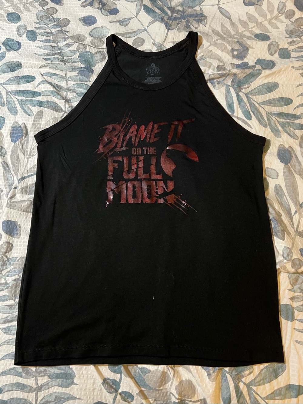 Universal Studios Halloween Horror Nights “Blame It On the Full Moon” tank, EUC